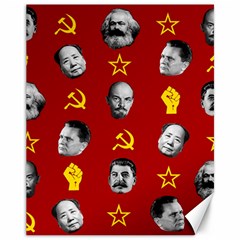 Communist Leaders Canvas 11  X 14   by Valentinaart