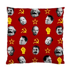 Communist Leaders Standard Cushion Case (two Sides) by Valentinaart