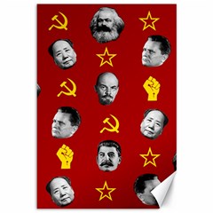 Communist Leaders Canvas 12  X 18   by Valentinaart