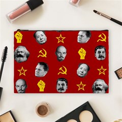 Communist Leaders Cosmetic Bag (large)  by Valentinaart