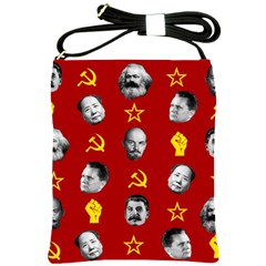 Communist Leaders Shoulder Sling Bags by Valentinaart