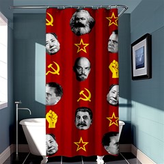 Communist Leaders Shower Curtain 36  X 72  (stall)  by Valentinaart