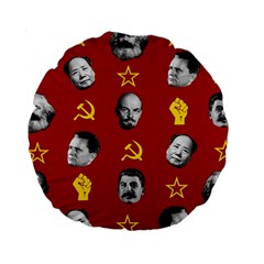 Communist Leaders Standard 15  Premium Round Cushions by Valentinaart