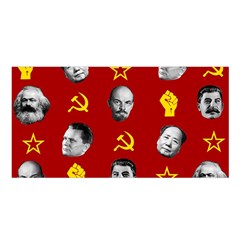 Communist Leaders Satin Shawl by Valentinaart