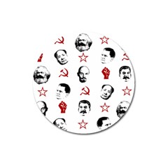 Communist Leaders Magnet 3  (round) by Valentinaart