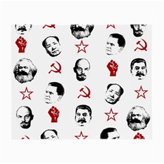 Communist Leaders Small Glasses Cloth by Valentinaart