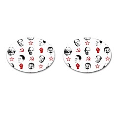 Communist Leaders Cufflinks (oval) by Valentinaart