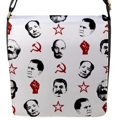 Communist Leaders Flap Messenger Bag (s) by Valentinaart