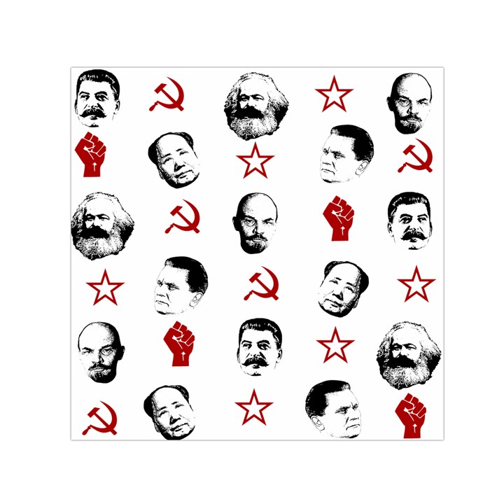 Communist Leaders Small Satin Scarf (Square)