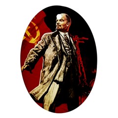 Lenin  Ornament (oval) by Valentinaart