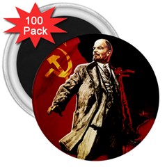 Lenin  3  Magnets (100 Pack) by Valentinaart