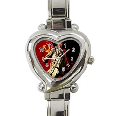 Lenin  Heart Italian Charm Watch by Valentinaart