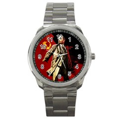 Lenin  Sport Metal Watch by Valentinaart