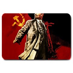 Lenin  Large Doormat  by Valentinaart