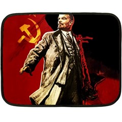 Lenin  Fleece Blanket (mini) by Valentinaart