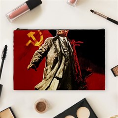 Lenin  Cosmetic Bag (large)  by Valentinaart