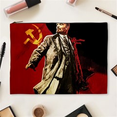 Lenin  Cosmetic Bag (xl) by Valentinaart