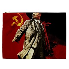 Lenin  Cosmetic Bag (xxl)  by Valentinaart