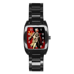 Lenin  Stainless Steel Barrel Watch by Valentinaart