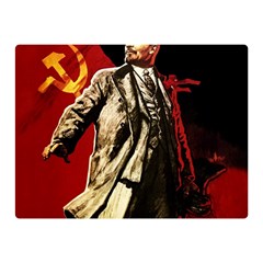 Lenin  Double Sided Flano Blanket (mini)  by Valentinaart