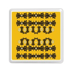 Ornate Circulate Is Festive In Flower Decorative Memory Card Reader (square)  by pepitasart