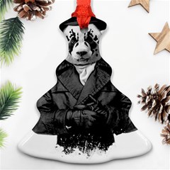 Rorschach Panda Christmas Tree Ornament (two Sides) by jumpercat