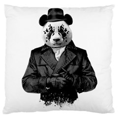 Rorschach Panda Standard Flano Cushion Case (two Sides) by jumpercat