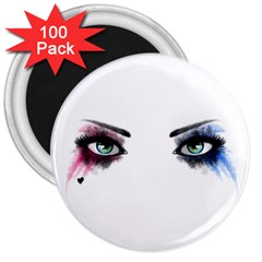 Look Of Madness 3  Magnets (100 Pack) by jumpercat