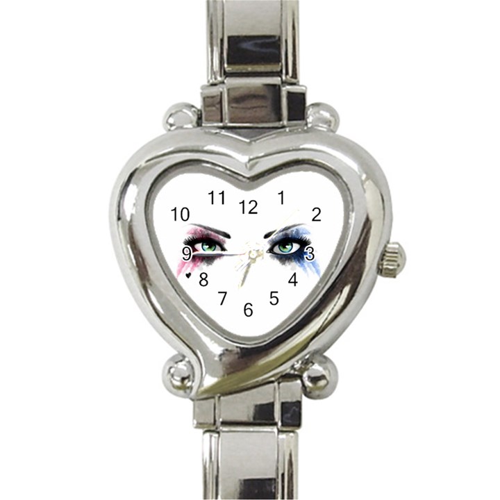 Look Of Madness Heart Italian Charm Watch