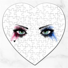 Look Of Madness Jigsaw Puzzle (heart) by jumpercat