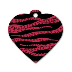 Blood Tentacles Dog Tag Heart (one Side) by jumpercat