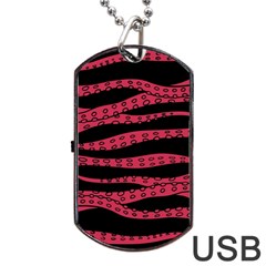 Blood Tentacles Dog Tag Usb Flash (two Sides) by jumpercat