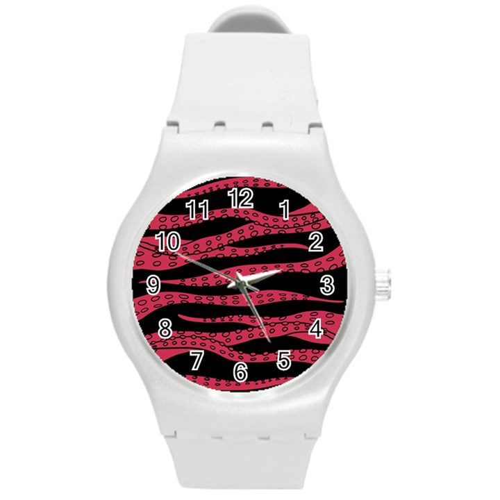 Blood Tentacles Round Plastic Sport Watch (M)