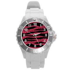 Blood Tentacles Round Plastic Sport Watch (l) by jumpercat