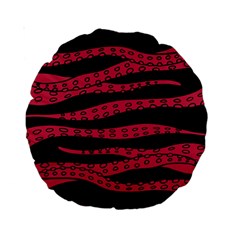 Blood Tentacles Standard 15  Premium Round Cushions by jumpercat