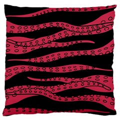 Blood Tentacles Standard Flano Cushion Case (one Side) by jumpercat