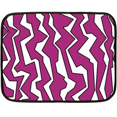 Electric Pink Polynoise Fleece Blanket (mini) by jumpercat