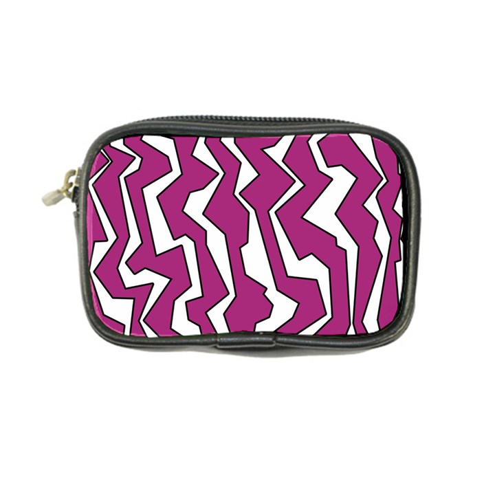 Electric Pink Polynoise Coin Purse