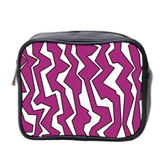 Electric Pink Polynoise Mini Toiletries Bag 2-side by jumpercat