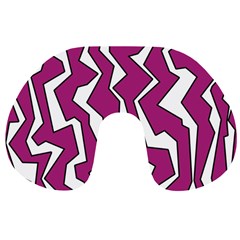 Electric Pink Polynoise Travel Neck Pillows by jumpercat