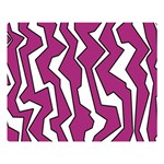 Electric Pink Polynoise Double Sided Flano Blanket (Large)  80 x60  Blanket Front