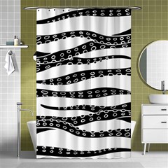 Hand Made Tentacle Shower Curtain 48  X 72  (small)  by jumpercat