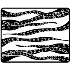 Hand Made Tentacle Double Sided Fleece Blanket (medium)  by jumpercat