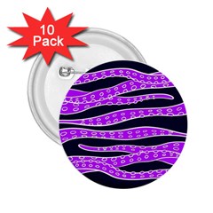 Purple Tentacles 2 25  Buttons (10 Pack)  by jumpercat