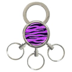 Purple Tentacles 3-ring Key Chains