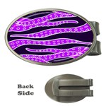 Purple Tentacles Money Clips (Oval)  Front