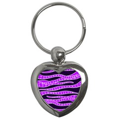 Purple Tentacles Key Chains (heart)  by jumpercat