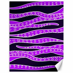 Purple Tentacles Canvas 12  X 16   by jumpercat