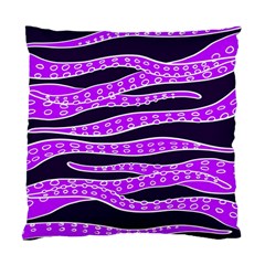 Purple Tentacles Standard Cushion Case (one Side) by jumpercat