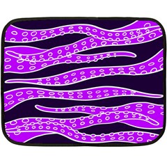 Purple Tentacles Fleece Blanket (mini) by jumpercat